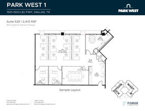 1501-1507 Lyndon B Johnson Fwy, Dallas, TX for lease Floor Plan- Image 1 of 3