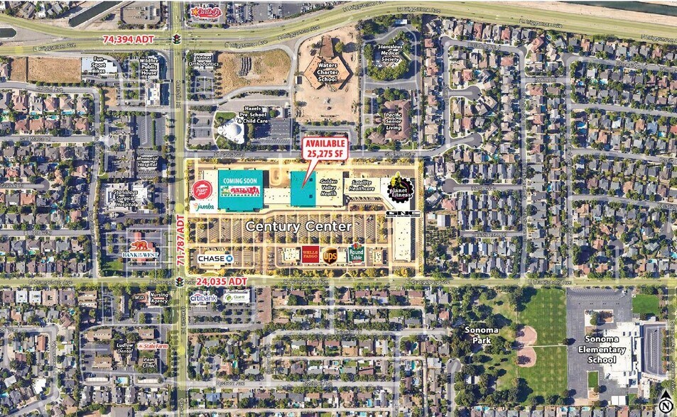 2401 E Orangeburg Ave, Modesto, CA à louer - Photo du bâtiment - Image 3 de 3