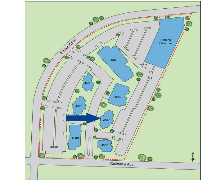 4520 California Ave, Bakersfield, CA for lease - Site Plan - Image 2 of 2