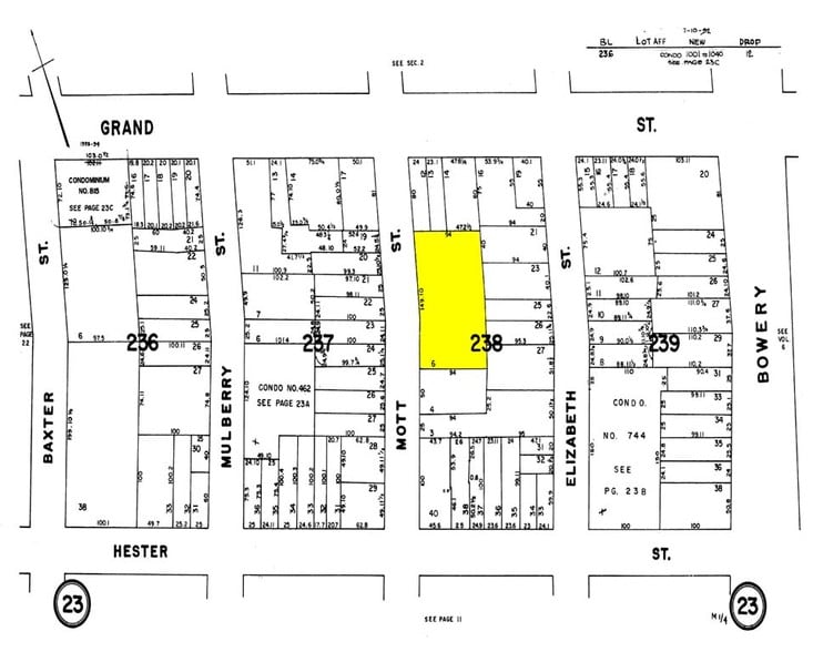 128-138 Mott St, New York, NY for sale - Plat Map - Image 3 of 48