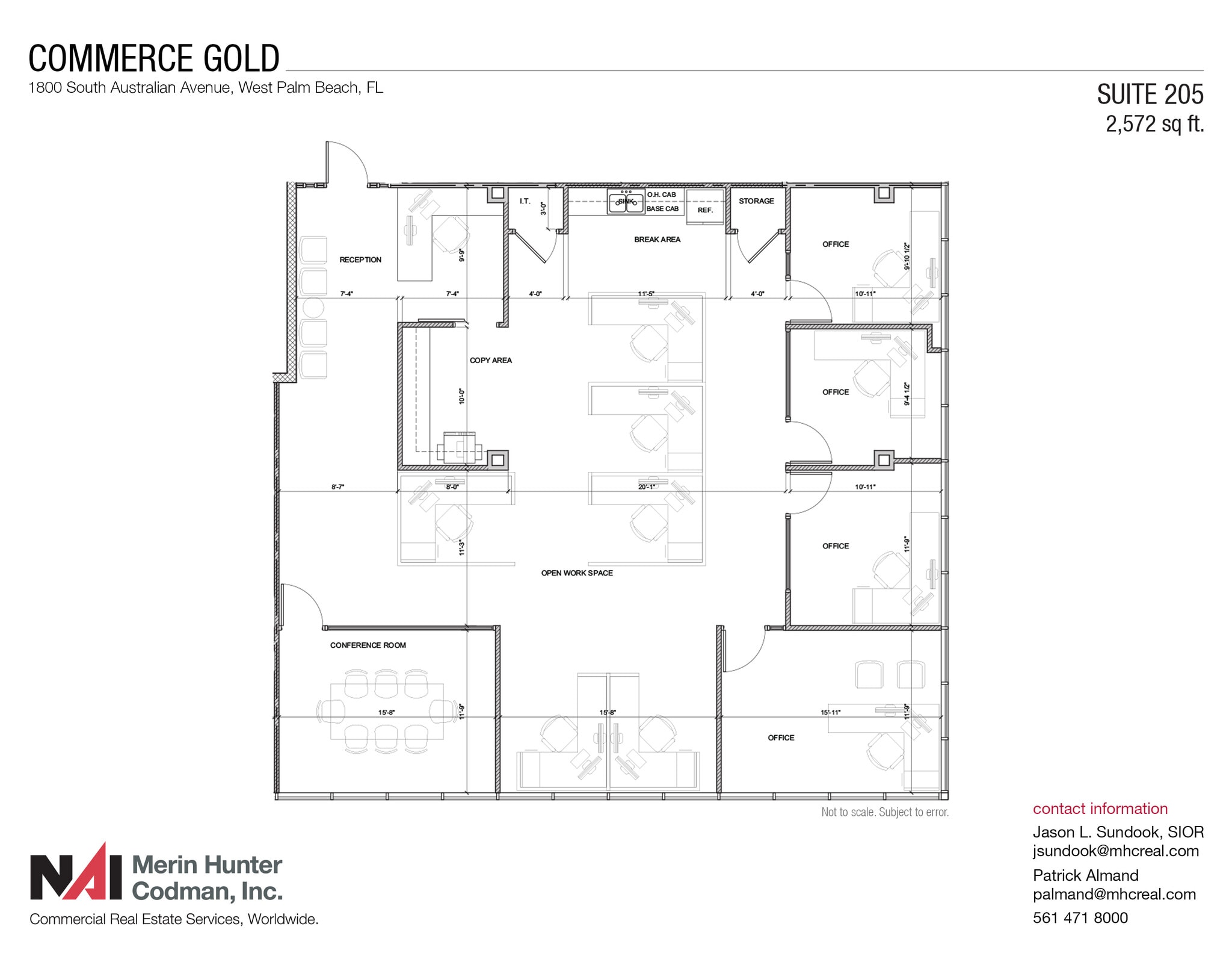 1800 S Australian Ave, West Palm Beach, FL for lease Floor Plan- Image 1 of 13