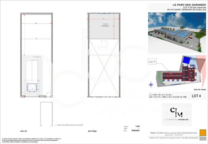 Flex in Saint-Germain-Nuelles for lease - Site Plan - Image 3 of 8