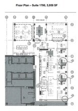 1200 Av Mcgill College, Montréal, QC à louer Plan d’étage- Image 1 de 2