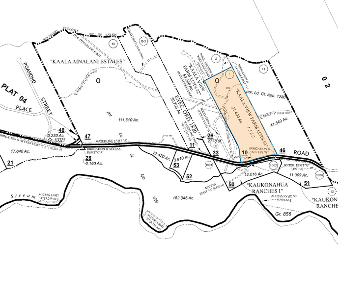 65-670 Kaukonahua Rd, Waialua, HI à vendre - Plan cadastral - Image 1 de 1