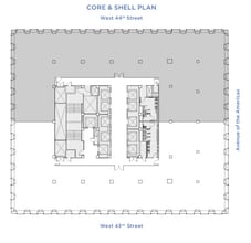 1133 Avenue of the Americas, New York, NY à louer Plan d’étage- Image 2 de 2