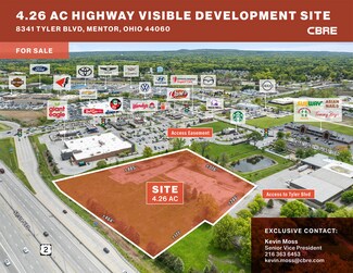Plus de détails pour 8341 Tyler Blvd, Mentor, OH - Terrain à vendre