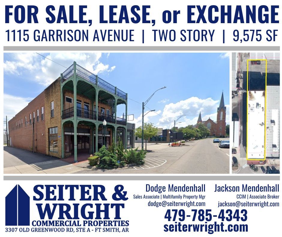 1115 Garrison Ave, Fort Smith, AR for lease Primary Photo- Image 1 of 5