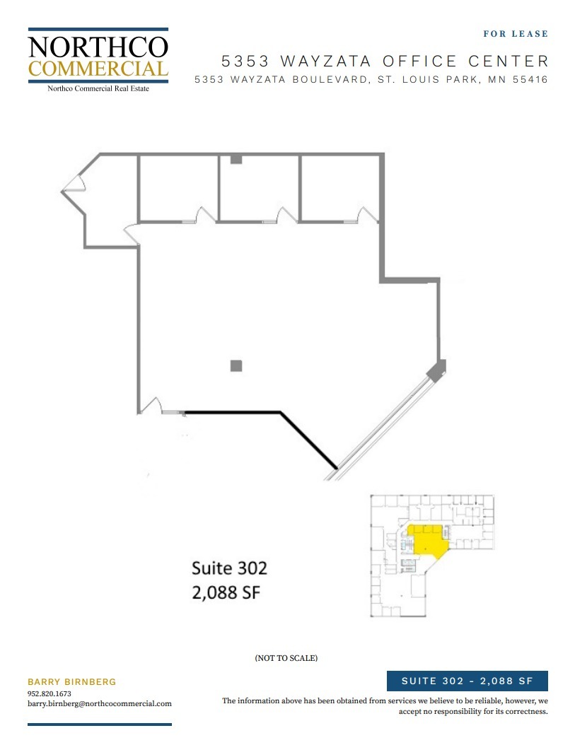 5353 Wayzata Blvd, Saint Louis Park, MN à louer Plan d  tage- Image 1 de 1