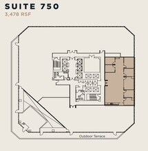 401 W A St, San Diego, CA à louer Plan d’étage- Image 1 de 1