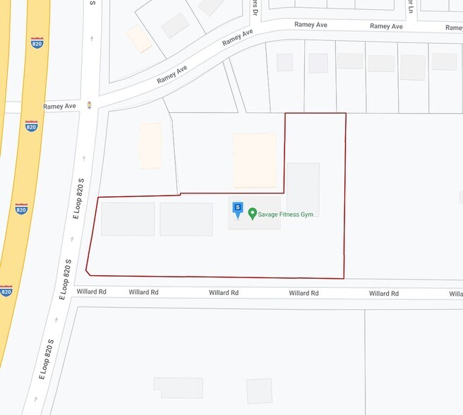 6125 Willard Rd, Fort Worth, TX à louer - Plan cadastral - Image 2 de 7