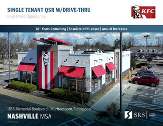 More details for 1816 Memorial Blvd, Murfreesboro, TN - Retail for Sale