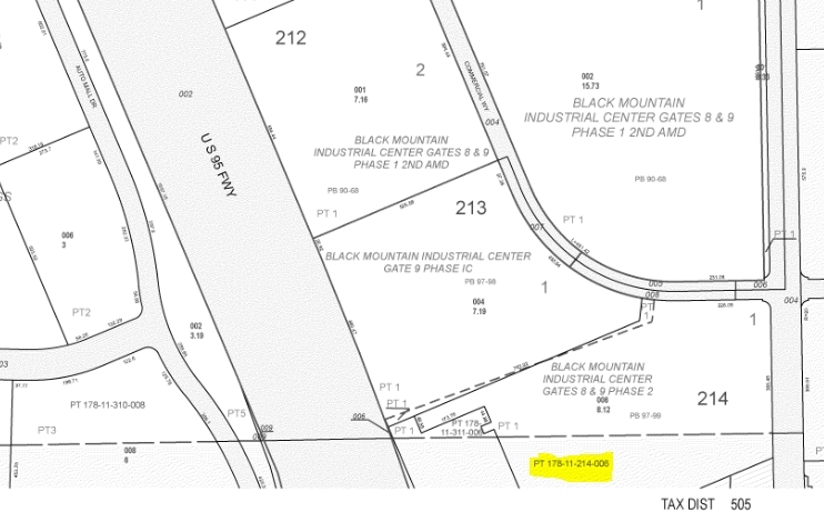 7705 Commercial Way, Henderson, NV à louer - Plan cadastral - Image 2 de 4