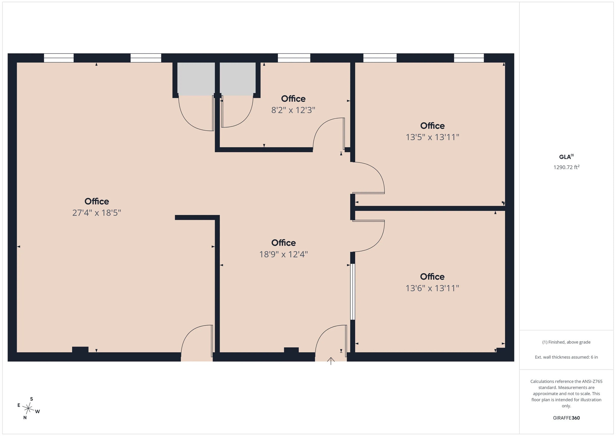 1240 West Chester Pike, West Chester, PA à louer Plan d’étage- Image 1 de 5