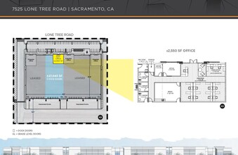 7525 Lone Tree Rd, Sacramento, CA à louer Plan de site- Image 2 de 2