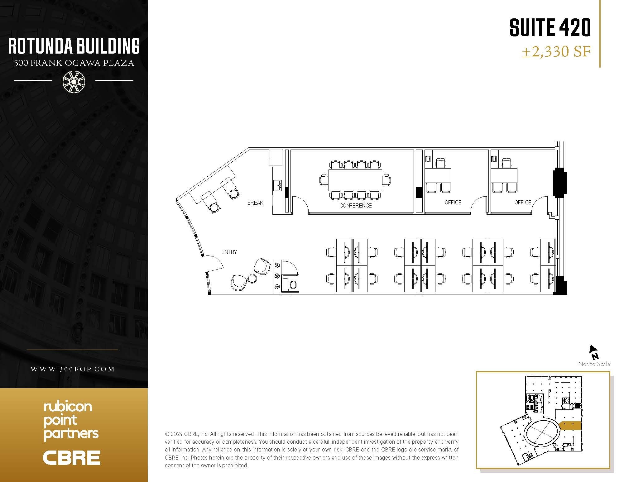 300 Frank H Ogawa Plz, Oakland, CA for lease Floor Plan- Image 1 of 1