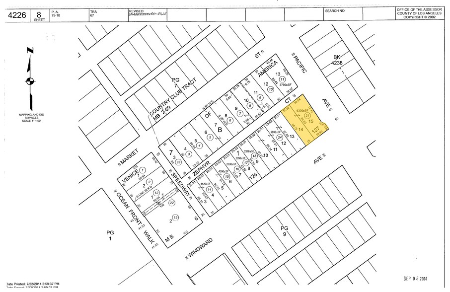 1515 Pacific Ave, Venice, CA à louer - Plan cadastral - Image 2 de 4