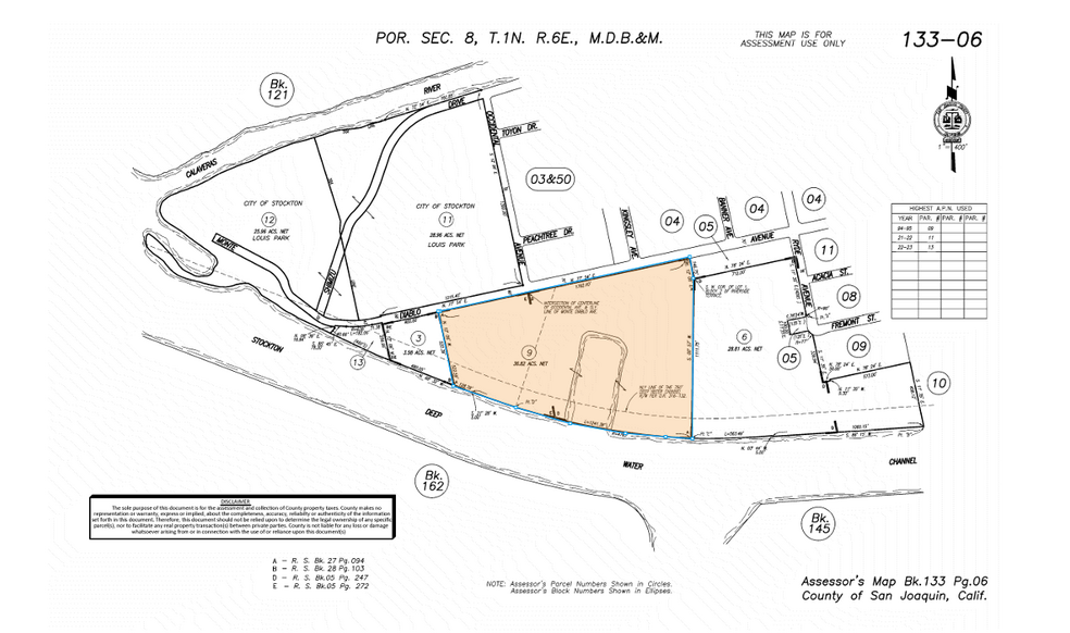 2894 W Monte Diablo Ave, Stockton, CA à vendre - Plan cadastral - Image 1 de 1