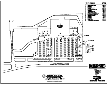 4075 American Way, Memphis, TN à louer - Plan de site - Image 3 de 6