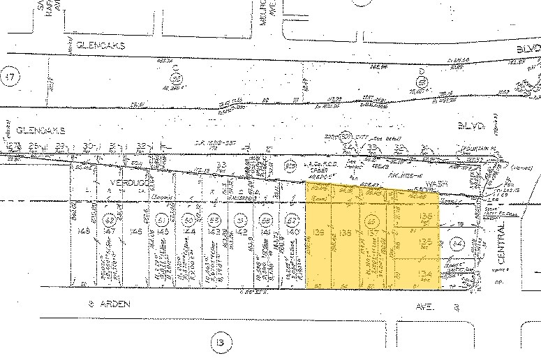315 Arden Ave, Glendale, CA à vendre - Plan cadastral - Image 2 de 18