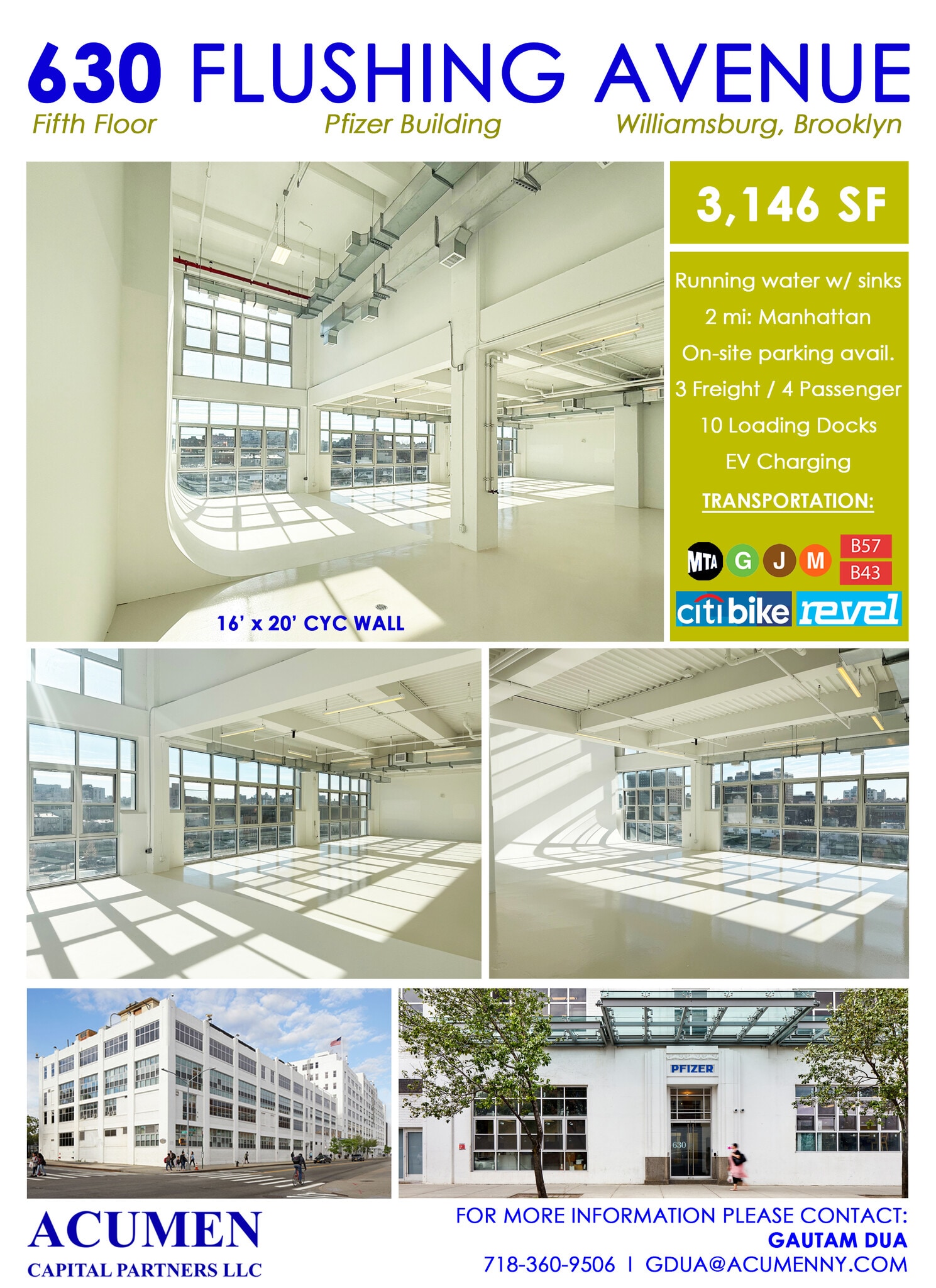 630 Flushing Ave, Brooklyn, NY à louer Photo intérieure- Image 1 de 1