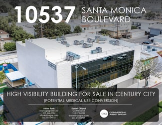 Plus de détails pour 10537 Santa Monica Blvd, Los Angeles, CA - Bureau à vendre