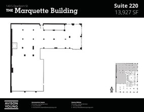 140 S Dearborn St, Chicago, IL à louer Plan d’étage- Image 1 de 1