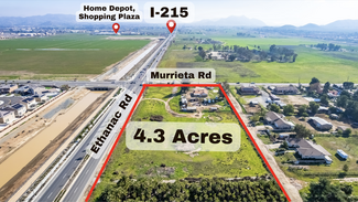 Plus de détails pour 26041 Murrieta Rd, Menifee, CA - Terrain à vendre