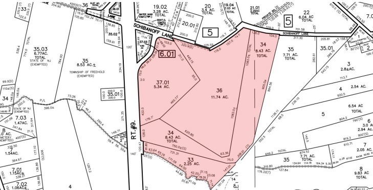 4189 Us 9, Freehold, NJ à vendre - Plan cadastral - Image 3 de 3