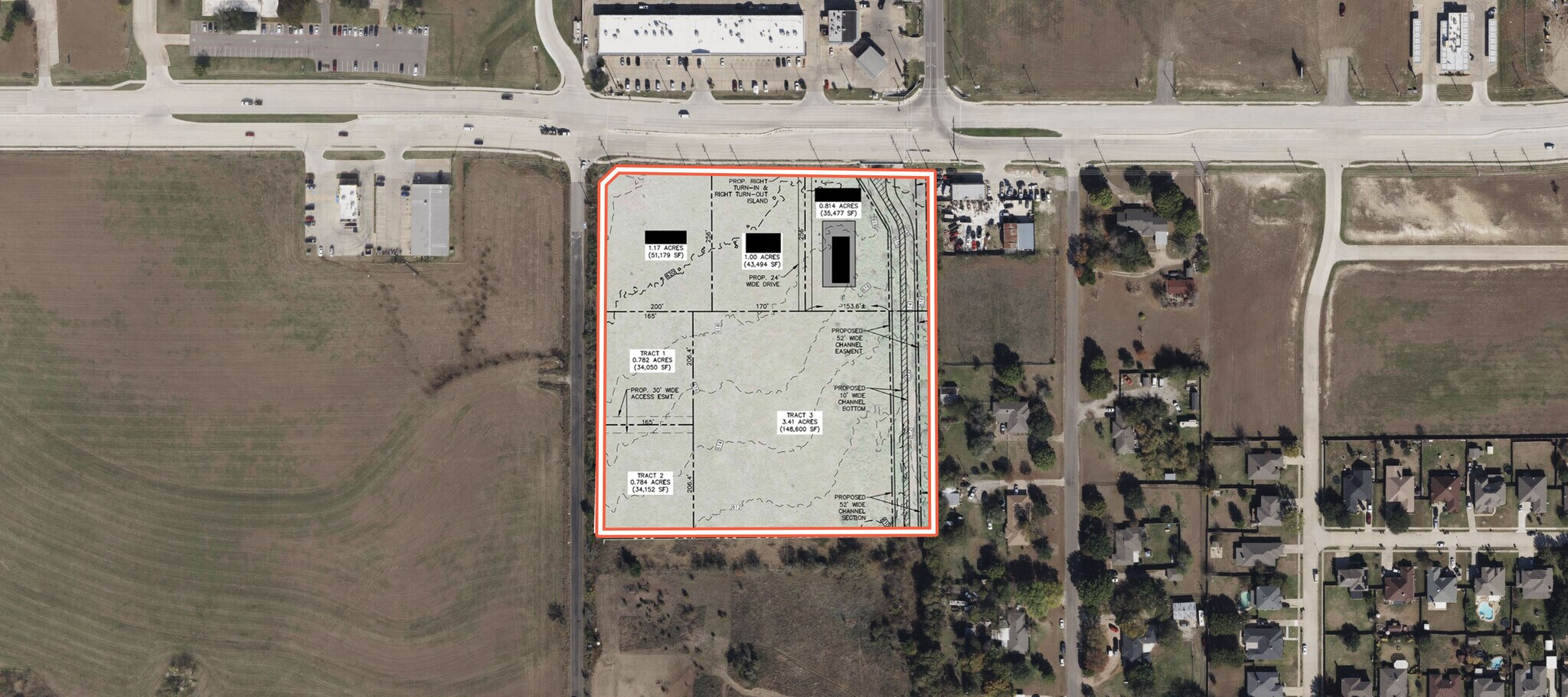 SWC Hampton Rod & W. Ovilla Road, Glenn Heights, TX à vendre Photo du bâtiment- Image 1 de 2