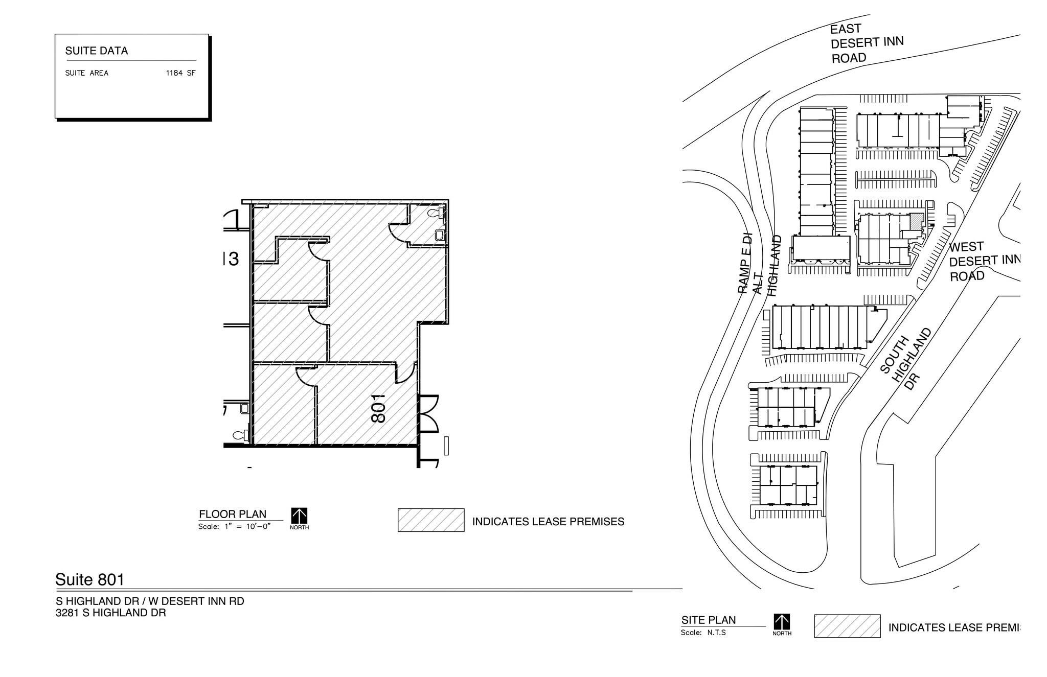 3281 Highland Dr, Las Vegas, NV for lease Site Plan- Image 1 of 1