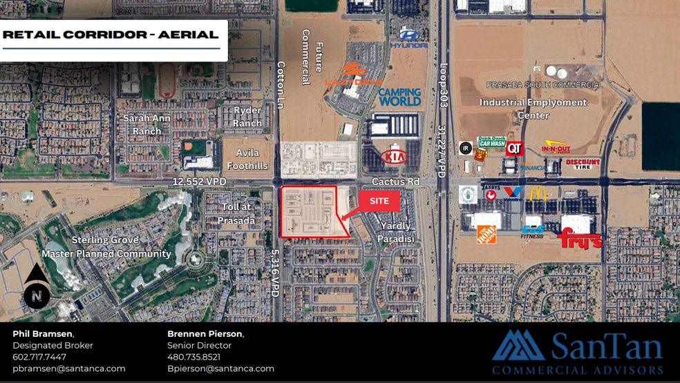 SEC Cactus Rd & Cotton Ln, Surprise, AZ à louer - Photo du bâtiment - Image 2 de 3