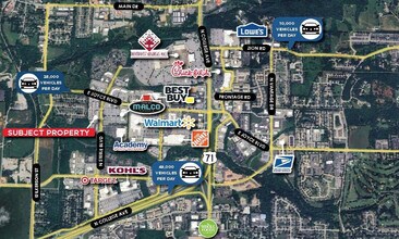 3959 N Steele Blvd, Fayetteville, AR - Aerial  map view