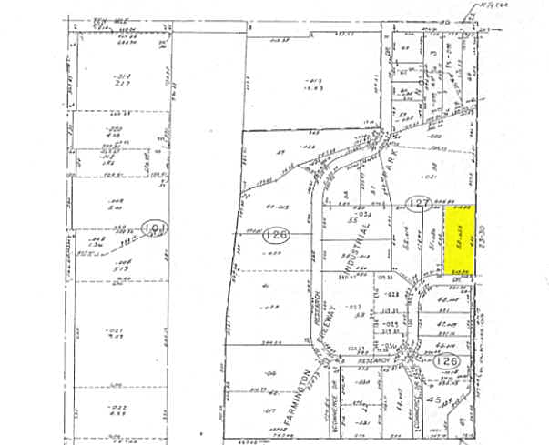23640 Research Dr, Farmington Hills, MI for sale - Plat Map - Image 1 of 1