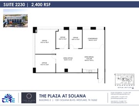 1301 Solana Blvd, Westlake, TX for lease Floor Plan- Image 1 of 1