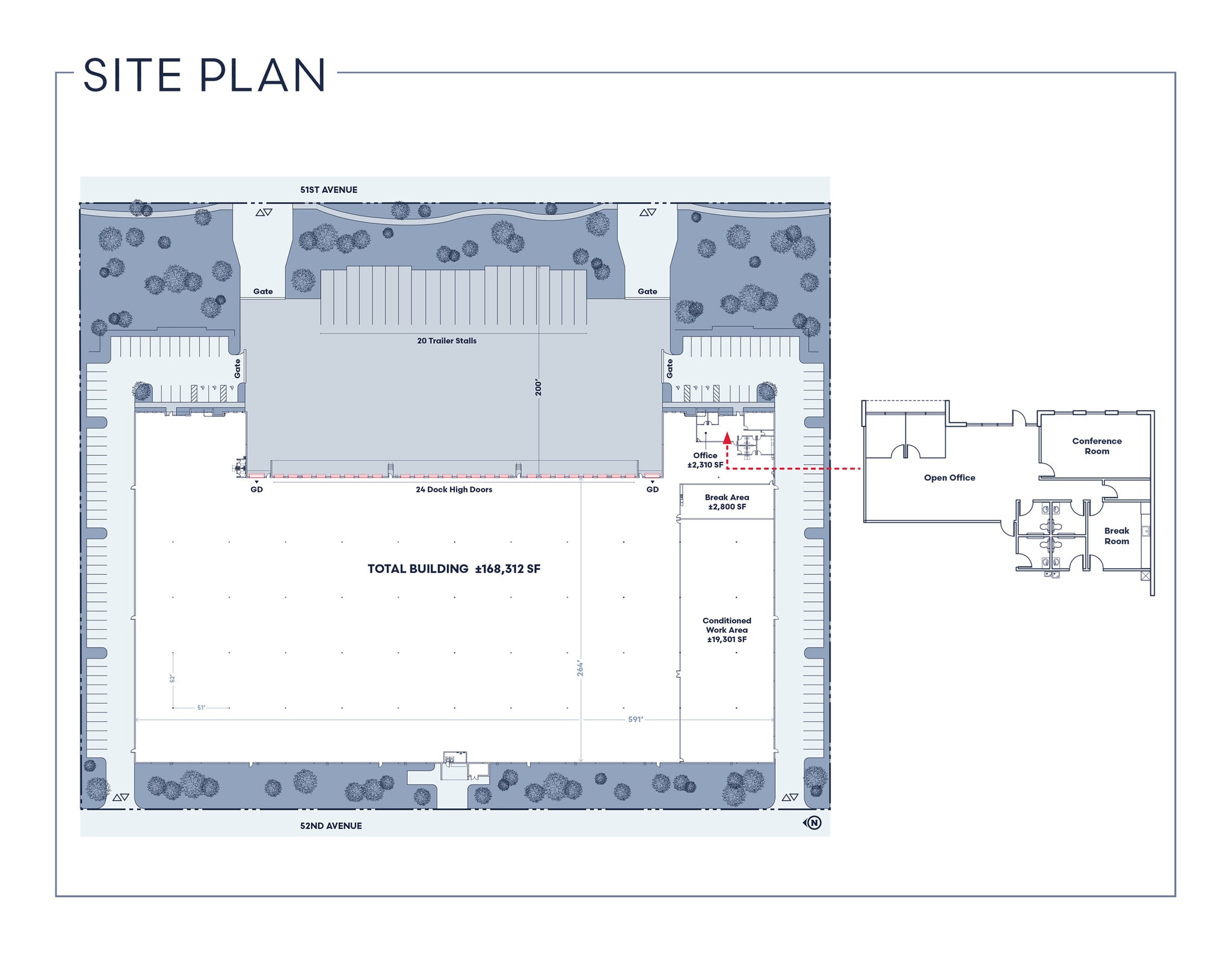 2550 S 51st Ave, Phoenix, AZ for lease Site Plan- Image 1 of 3