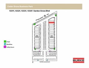 13331 Garden Grove Blvd, Garden Grove, CA à louer Plan de site- Image 1 de 1