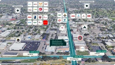 114 W 9th St, Mission, TX - AERIAL  map view