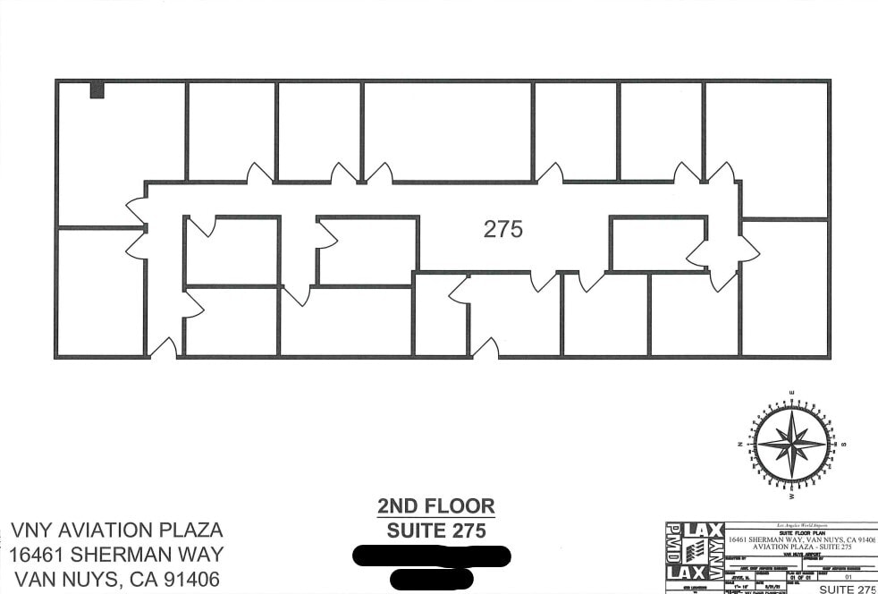 16461 Sherman Way, Van Nuys, CA for lease Floor Plan- Image 1 of 1