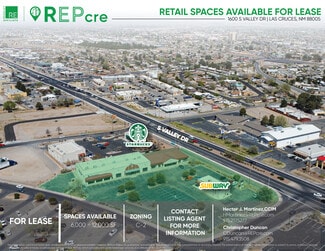 Plus de détails pour 1600 S Valley Dr, Las Cruces, NM - Commerce de détail à louer