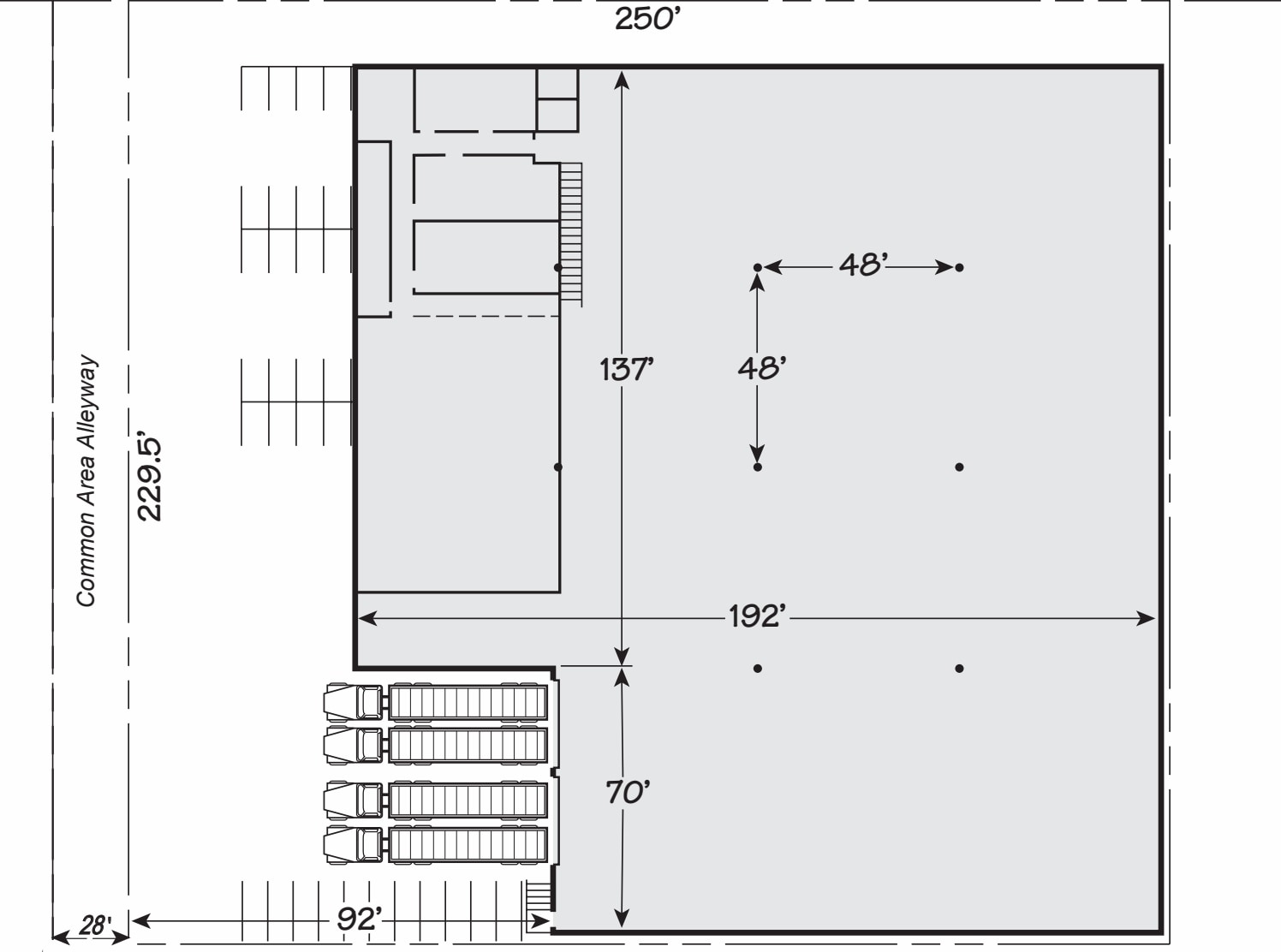 7320 E Slauson Ave, Commerce, CA à louer Plan de site- Image 1 de 1