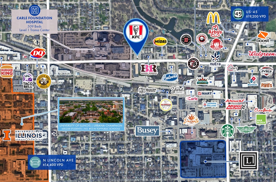 410 W University Ave, Urbana, IL for sale - Building Photo - Image 2 of 4