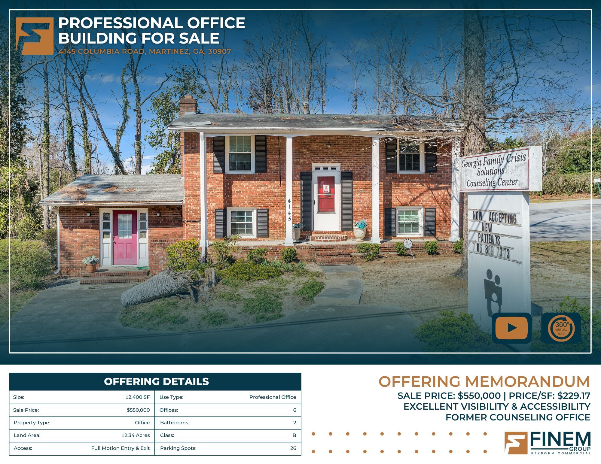 4145 Columbia Rd, Martinez, GA à vendre Photo principale- Image 1 de 48