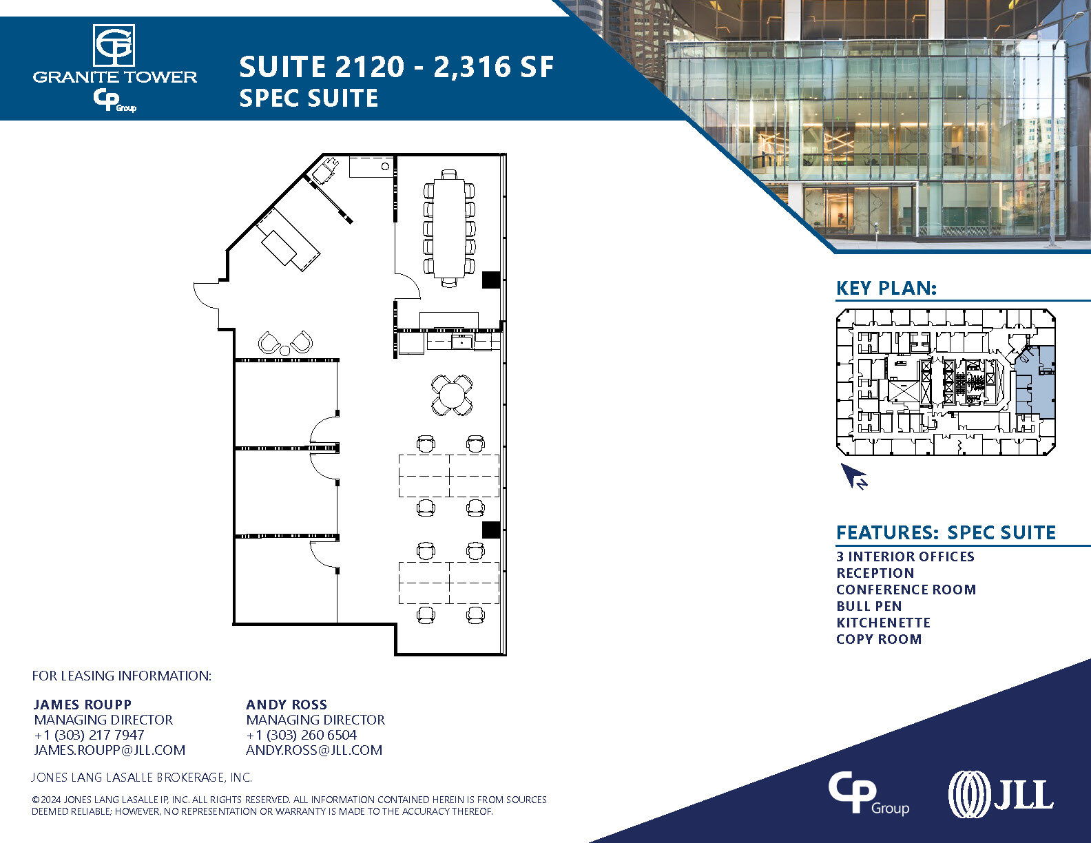 1099 18th St, Denver, CO for lease Floor Plan- Image 1 of 1