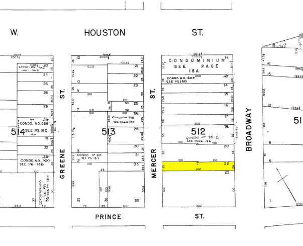 148 Mercer St, New York, NY à vendre - Plan cadastral - Image 1 de 1