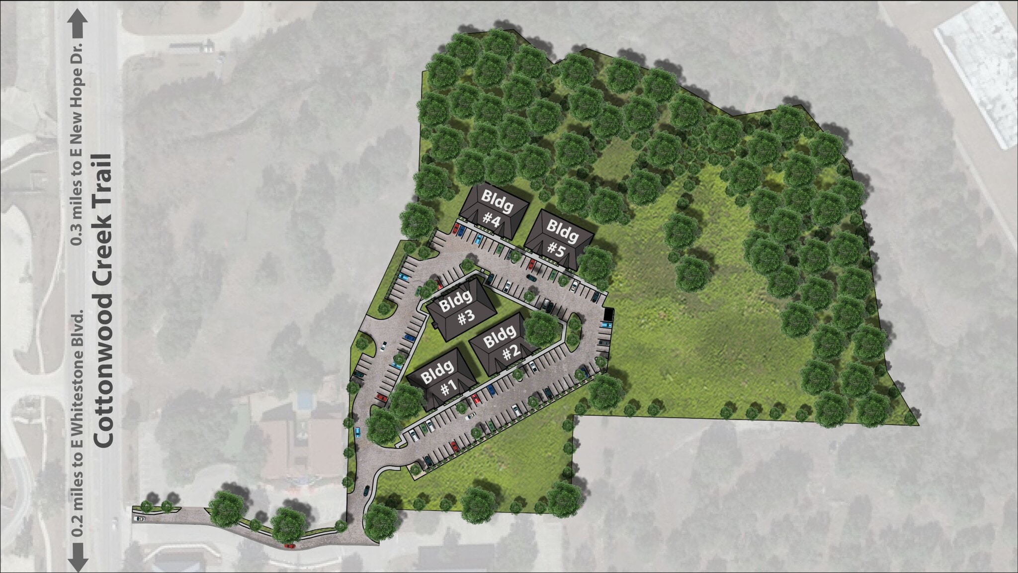 1210 Cottonwood Crk, Cedar Park, TX à louer Plan de site- Image 1 de 1