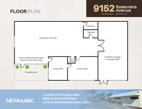 9152 Rosecrans Ave, Bellflower, CA for lease Floor Plan- Image 1 of 1