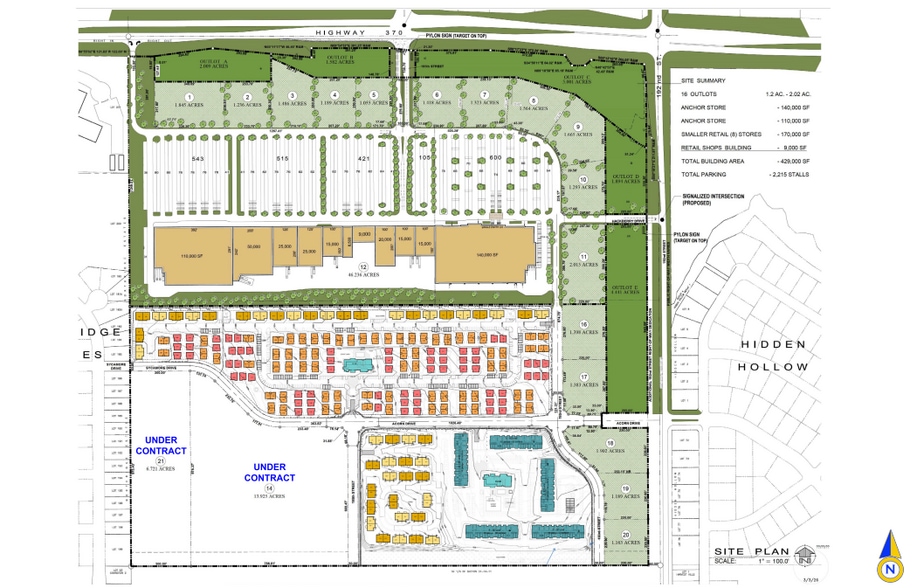Highway 370 & S 192nd St, Gretna, NE for lease - Site Plan - Image 1 of 5