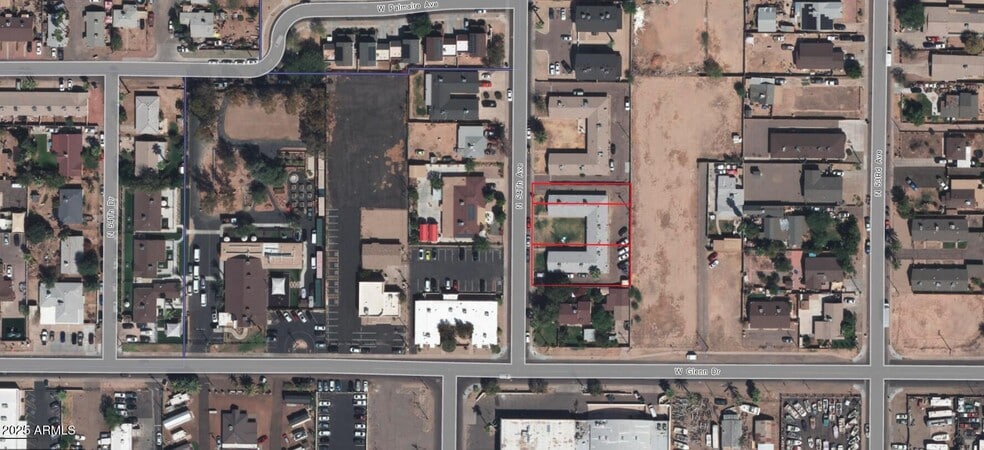 7113-7117 N 54th Ave, Glendale, AZ à vendre - Aérien - Image 2 de 12
