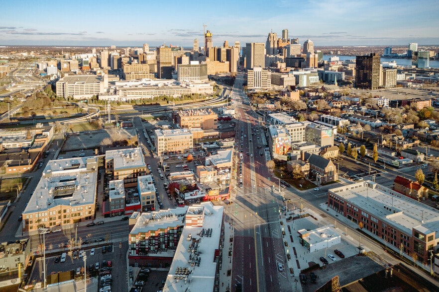 1446 Michigan Ave, Detroit, MI for lease - Aerial - Image 3 of 4