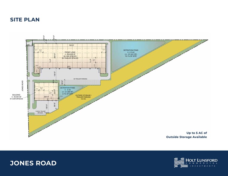 11010 Jones Rd, Houston, TX à louer - Plan de site - Image 2 de 2